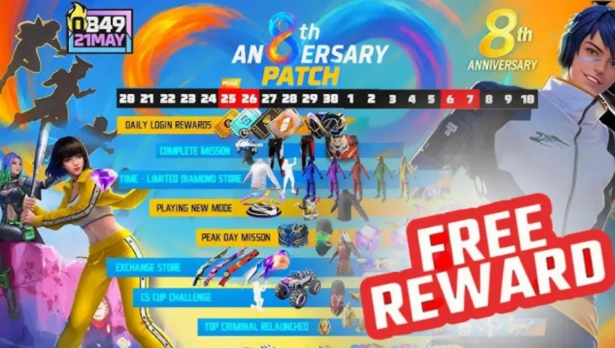 Free Fire 8th Anniversary